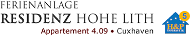 Urlaub in der Ferienanlage Residenz Hohe Lith Appartement 4.09 in Cuxhaven-Duhnen
